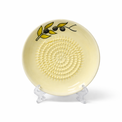Vodlan™ Handmade Ceramic Ginger & Garlic Grater – Fine Grinder for Fruits, Spices & Fresh Flavor