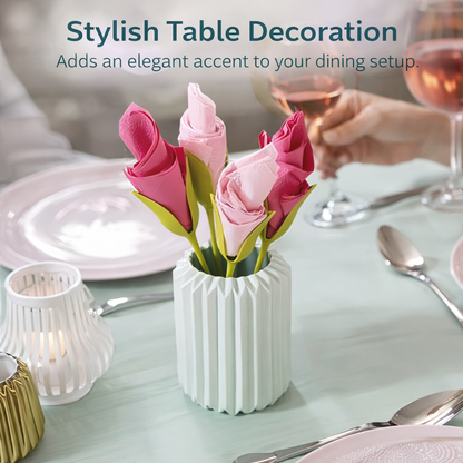 KUBOZN® BloomTwist™ 3-Second Rose Maker — Turn Ordinary Napkins into Table Art