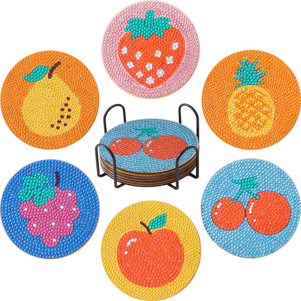 Vodlan™ DIY Diamond Painting Coaster Kits (Set of 6) (Offer)