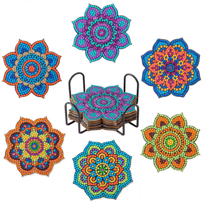 Vodlan™ DIY Diamond Painting Coaster Kits (Set of 6) (Offer)