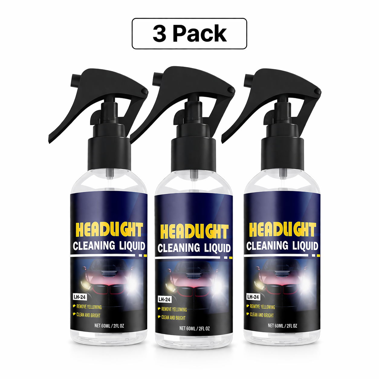 Vodlan™ Car Headlight Cleaning & Restoration Agent – Scratch Remover, UV Protection & Anti-Yellowing 🚗